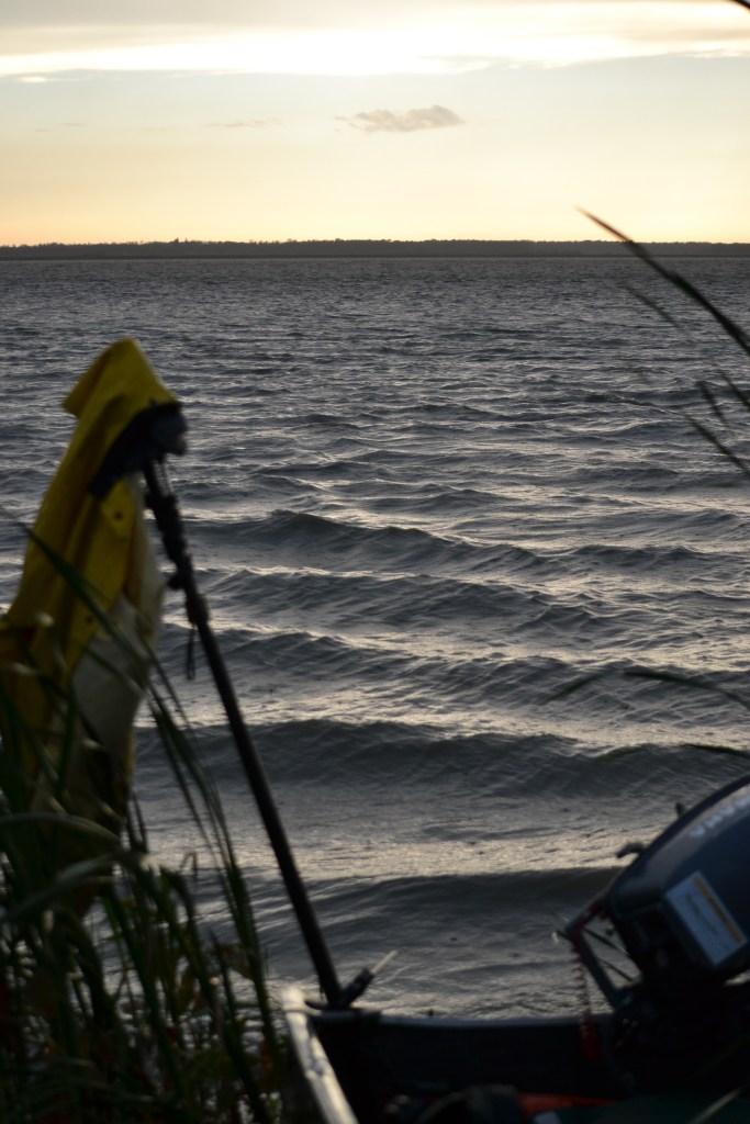 The western sky clears over Cochrane Lake after the July 2012 storm