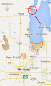 Riverton Sandy Bar IBA labelled on map.