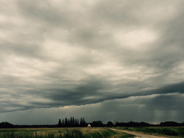 Big sky over Erinview on the morning of the blitz. Photo copyright Jo Swartz